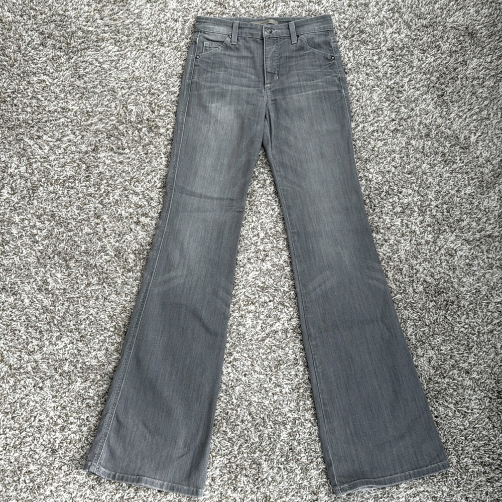 Joes Jeans The Wasteland Flare High-rise Jean, Women’s size 25, gray color